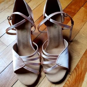 Sansha Nina satin Latin heels 3"